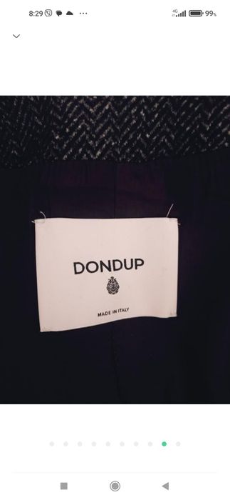 Шерстяне пальто люкс бренд Dondup