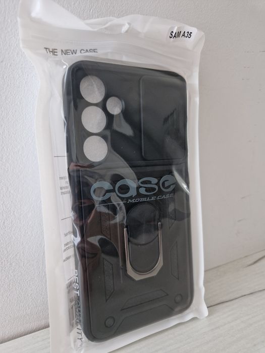 Slide Camera Armor Case do Samsung Galaxy A35 Czarny