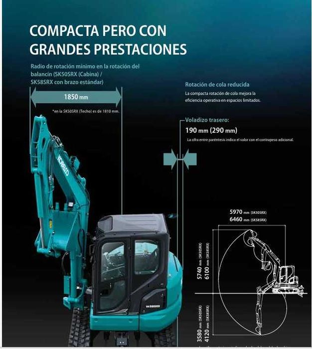 Minigiratória Kobelco 5 toneladas nova pagamento ( 3 anos sem juros)