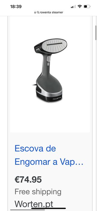 Steam iron/ Escova de Engomar a Vapor ROWENTA DR8150D1