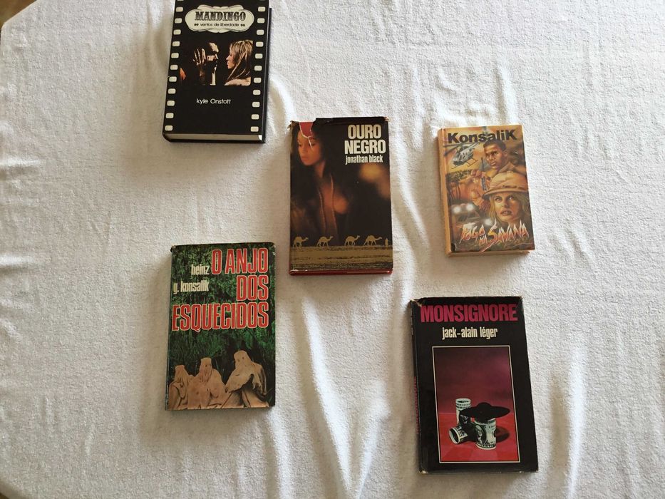 Livros variados. Literatura interessante.