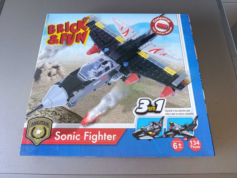 Brick & Fun - Sonic Fighter 3 em 1 (35425A)- NOVO