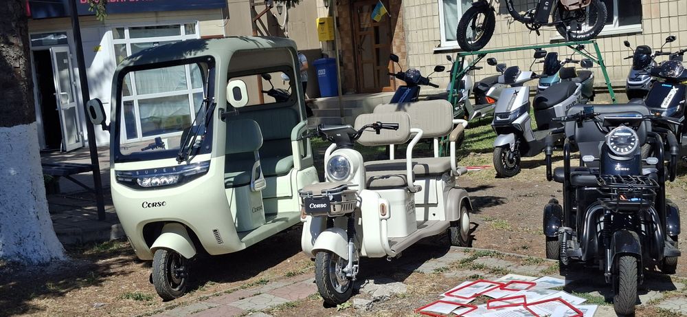 Трицикл Corso «TENSO»  1500W,  72V 30Ah літій-залізо-фосфатний,