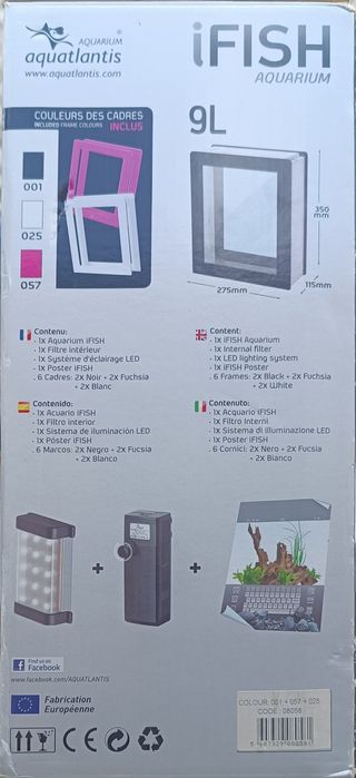 Aquário pequeno como novo