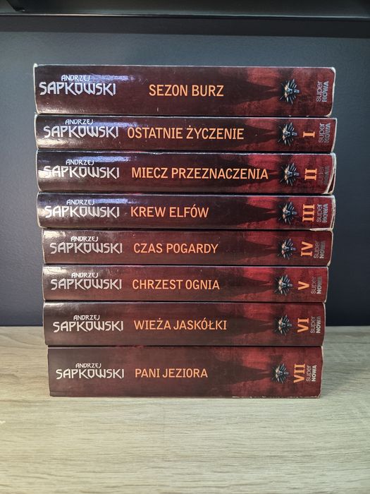 Wiedźmin 1-8 Czerwona Sezon Burz Andrzej Sapkowski