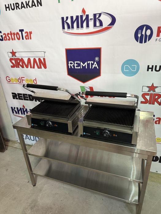 Гриль Hurakan Прижимний-Контактний Для Шаурми!