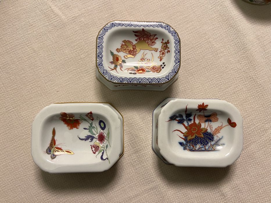 3 saleiros/cinzeiros Vista Alegre