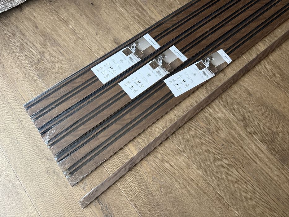 Lamele ścienne Lamelio Milo Orzech Walnut