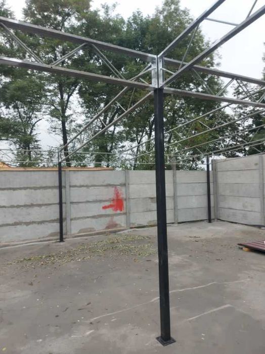 Konstrukcja skręcana wiata rolna garaż 6,5 x 6,5m Hala Magazyn Blacha