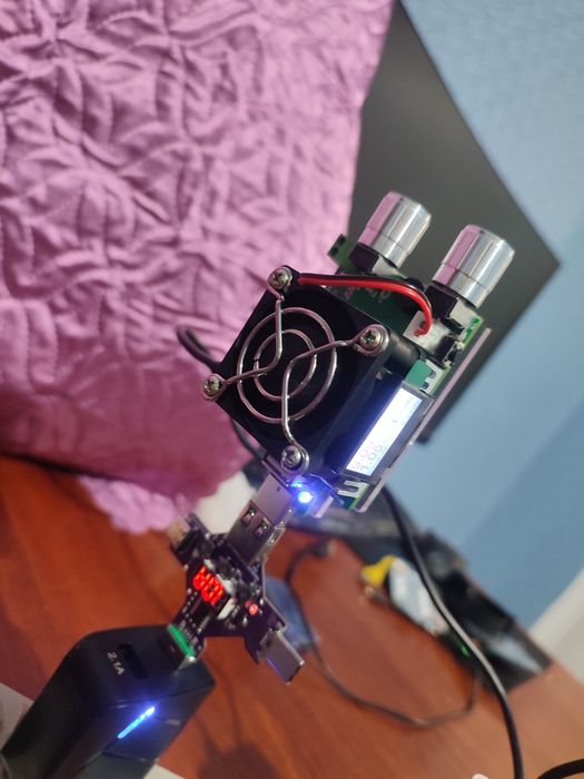 Мощная USB-нагрузка и USB-тестер JUWEI JW-D2LCDS-35W (J7-f) + триггер