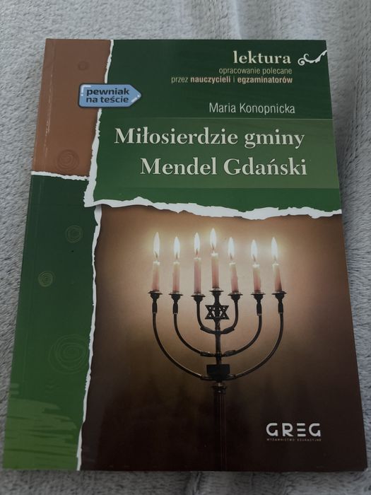 Ksiązka Lektura Miłosierdzie gminy Mendel Gdański.
