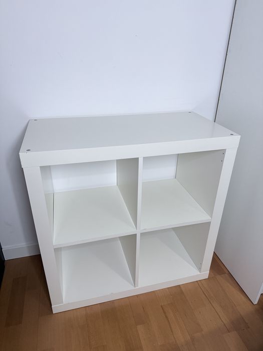 Regał biały 79x79