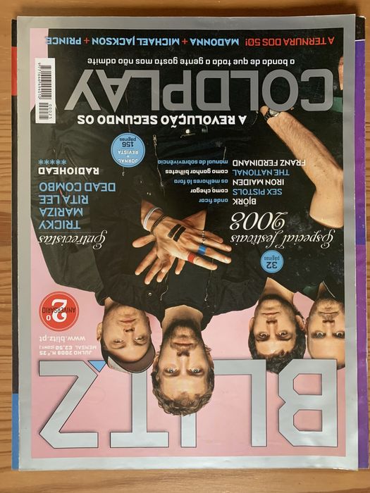 Revista Blitz Coldplay