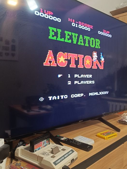 Elevator Action Famicom 1985 | Oryginał TAITO (Pegasus)