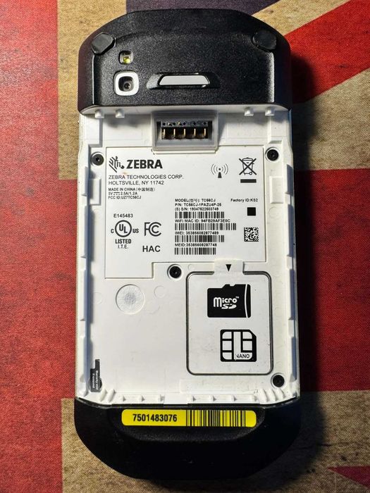 ZEBRA TC56CJ термінал збору даних сканер 5"/Android 8.1.0 SIM 4Gb/32Gb