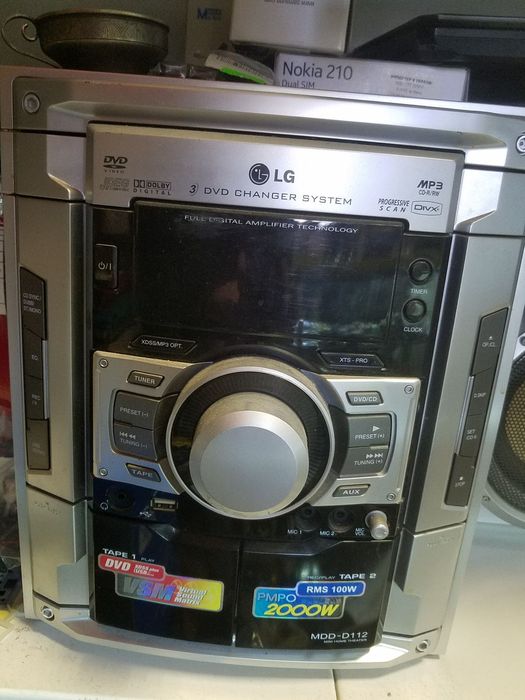 USB + караоке Музичний центр LG MDD-D112