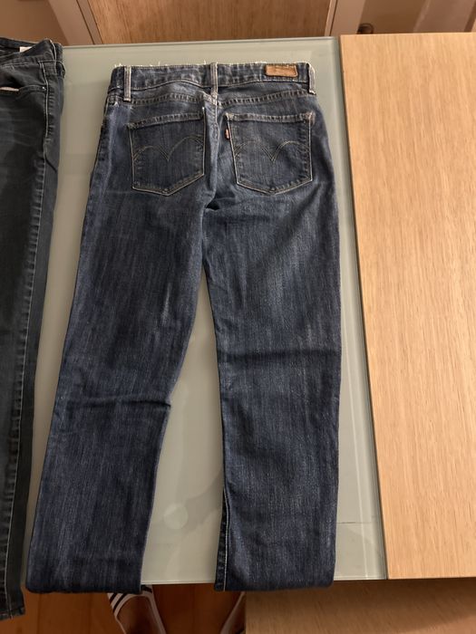 Calças ganga Levis originais azuis