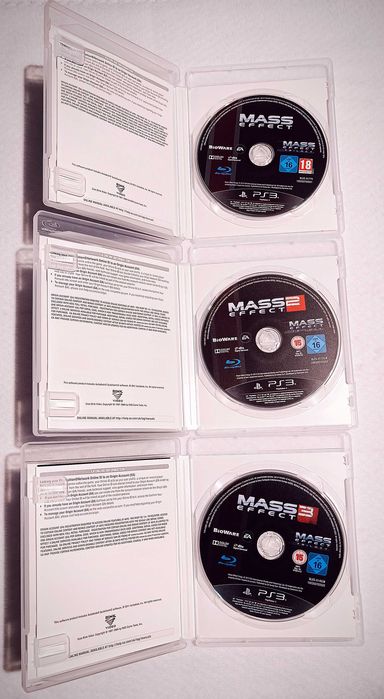 Mass Effect Trilogy 1 + 2 + 3 PS3 | Trylogia