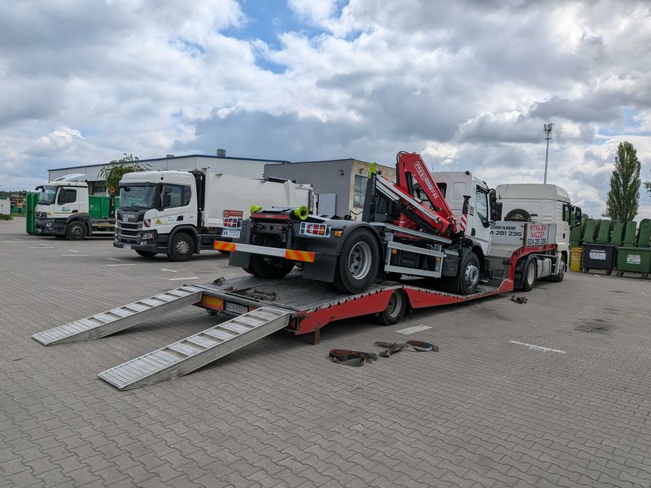 Wynajem: Ciągnik Siodłowy + Naczepa Niskopodwoziowa Gabaryty / Ponadnormatywne/ transport maszyn rolniczych budowlanych/ laweta/ niskopodwozie