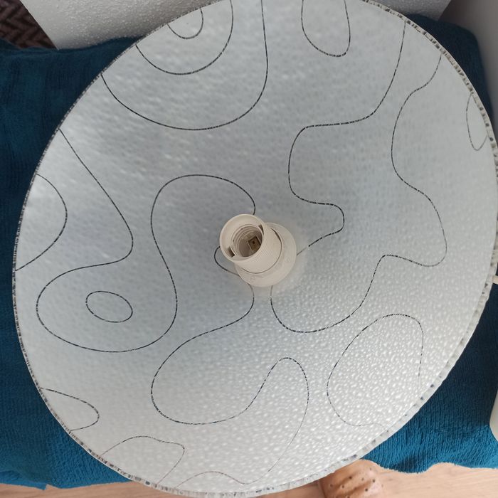 Lampa kuchenna /przedpokój  biała