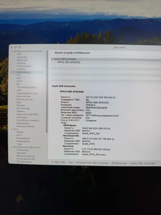 Mac mini M1 2020