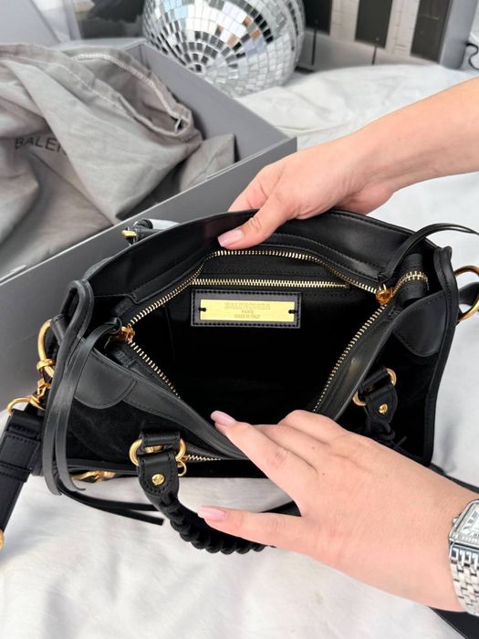 Torebka Balenciaga le city suede black