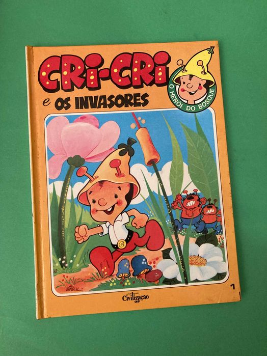 Livros da Colecção Cri-Cri o Herói do Bosque Anos 80 Civilização