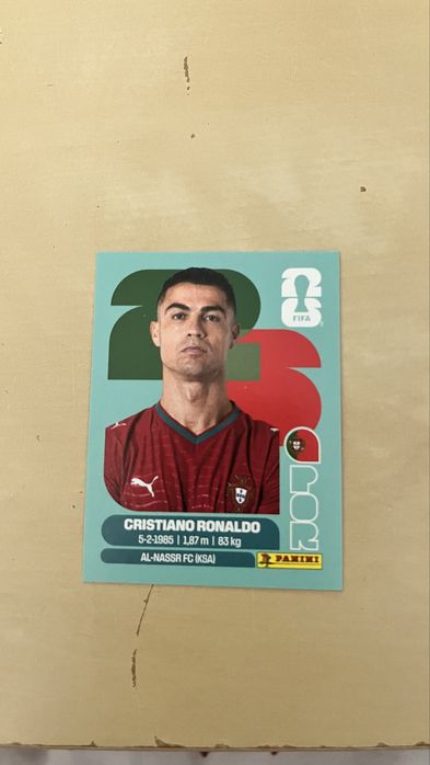 Cromo Cristiano Ronaldo mundial 2026