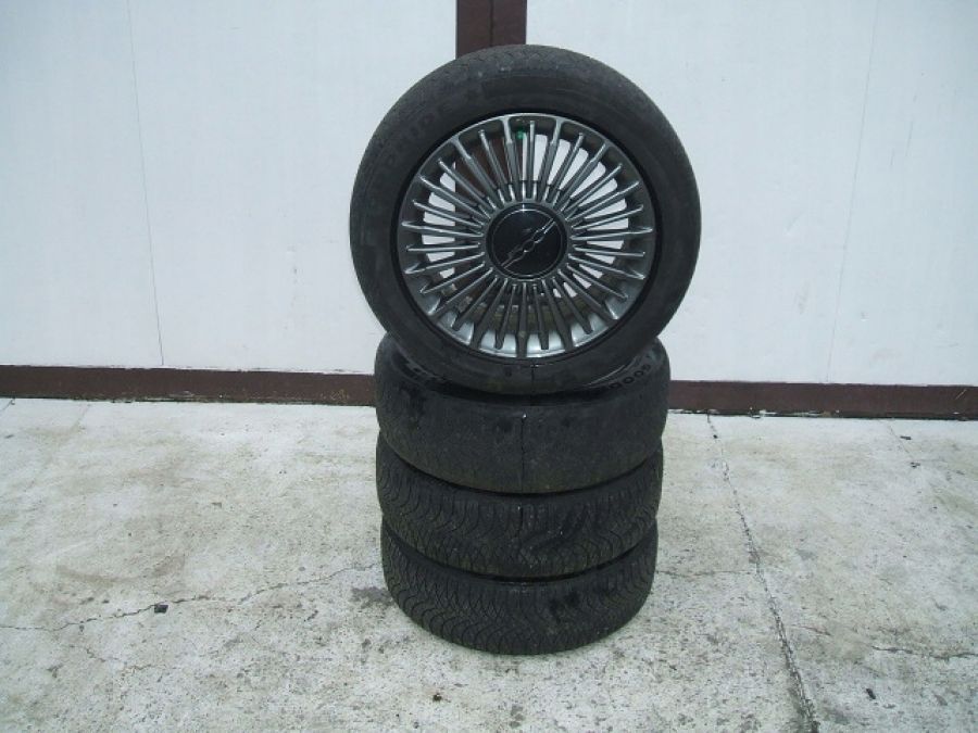 FIAT 500e 500 FELGI KOŁO KOŁA opona 195/55/16 M+S 4x98 ET41