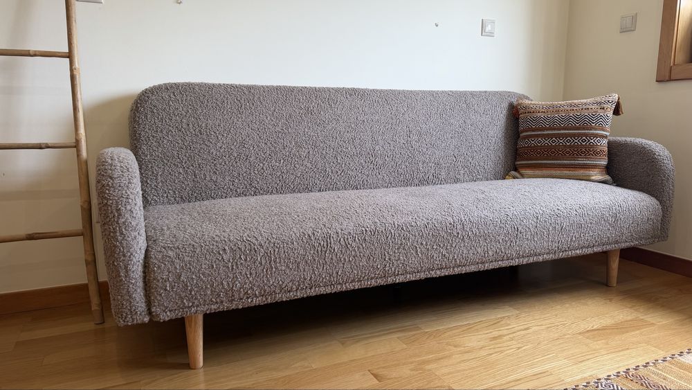 Sofa Cama Novo Taupe
