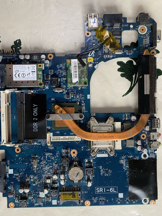 материнская плата ноутбука Samsung R60, модель платы PRAHA-SRI.-6L