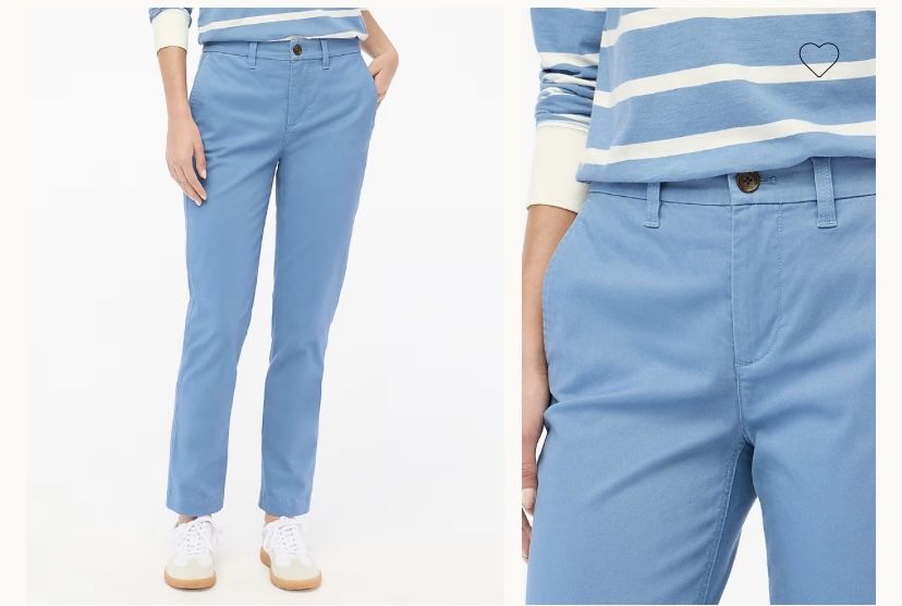 Брюки жіночі  J.Crew High-Rise Girlfriend Chino