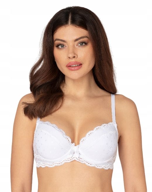 Róża Lagerta Biustonosz Push-Up Biały R. 75E