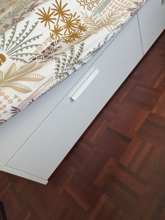 Estrutura cama c/ arrumação + estrado