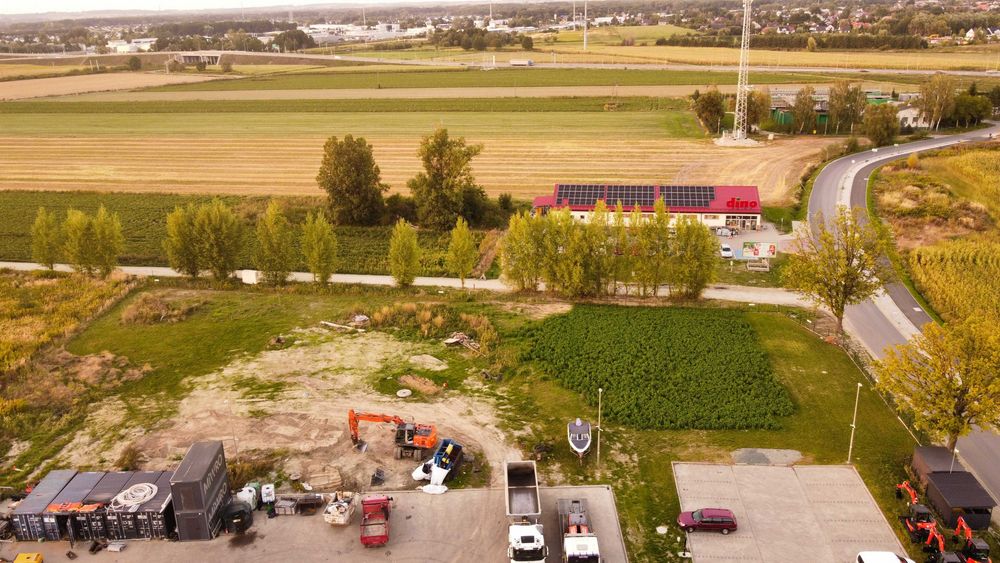 Działka pod Wrocławiem przy markecie obok obwodnicy 4000 m² - Więcej