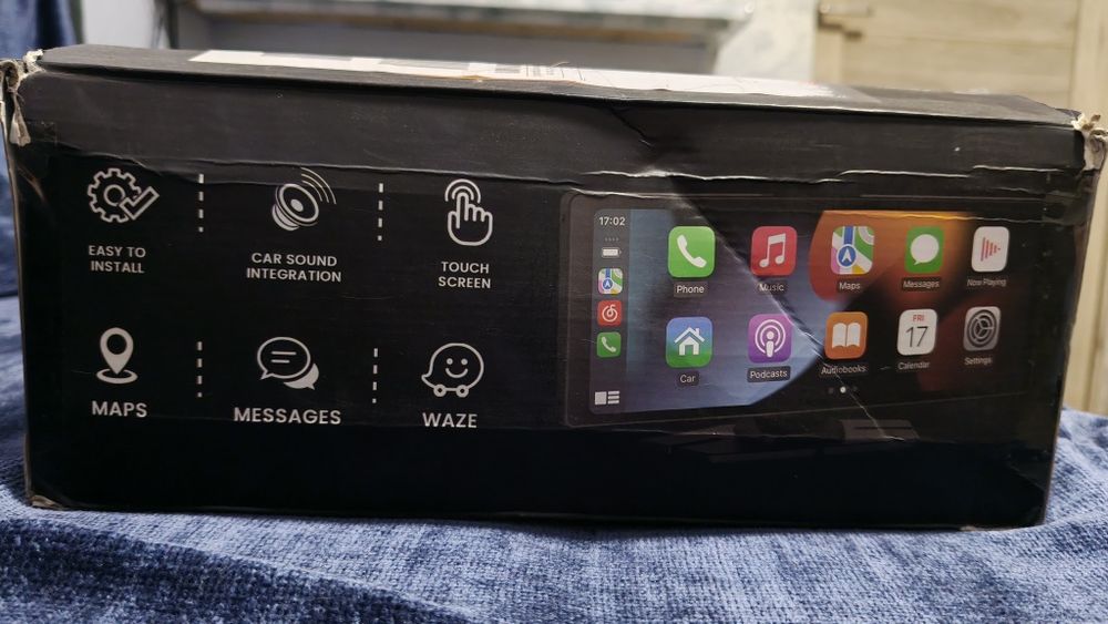 10,26-дюймовий екран Carplay для автомобіля, відеореєстратор 4K, портативний планшет для Apple Android Auto, GPS-навігація з голос