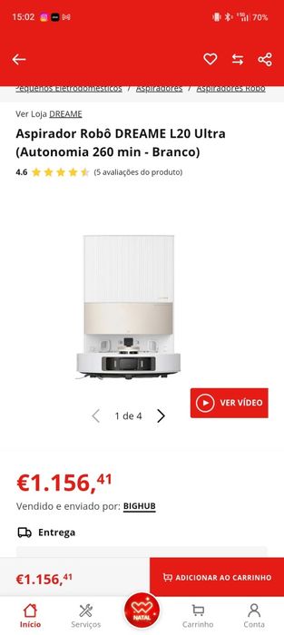 Aspirador Dream L20 ultra