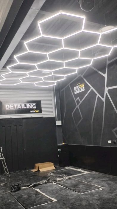 Лампи соти світильник гексагональні Лампы соты светильник Лед LED освітлення