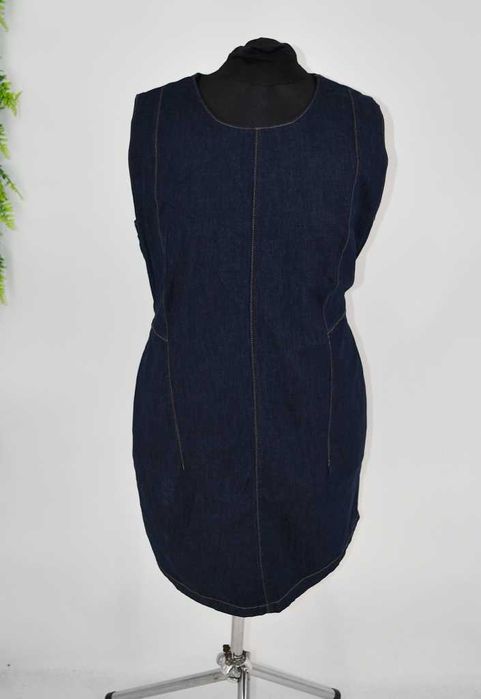 Jeansowa sukienka ołówkowa  Bonprix 52