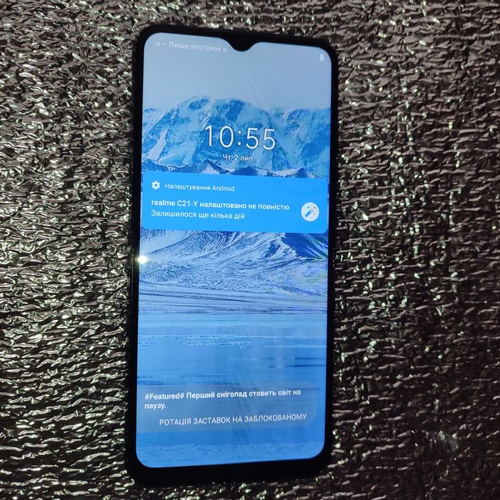 Смартфон realme C21Y 4/64GB Black ідеальний стан