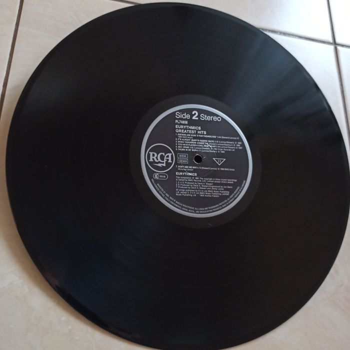 LP: Eurythmics - "Greatest hits"; stan: excellent