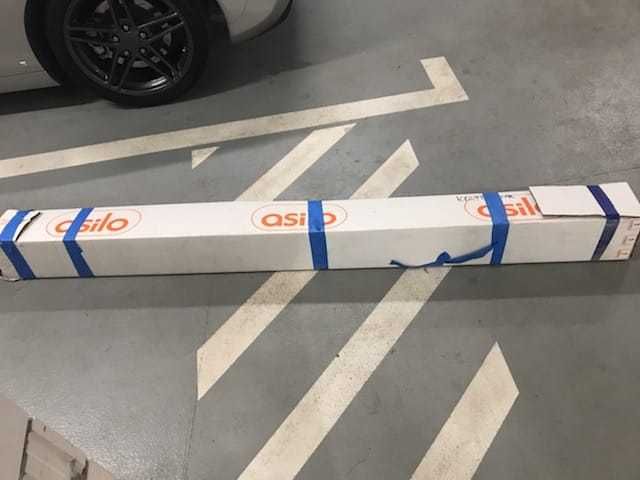 OŚCIEŻNICA ukryta do ściany murowanej ASILO - rozmiar 80