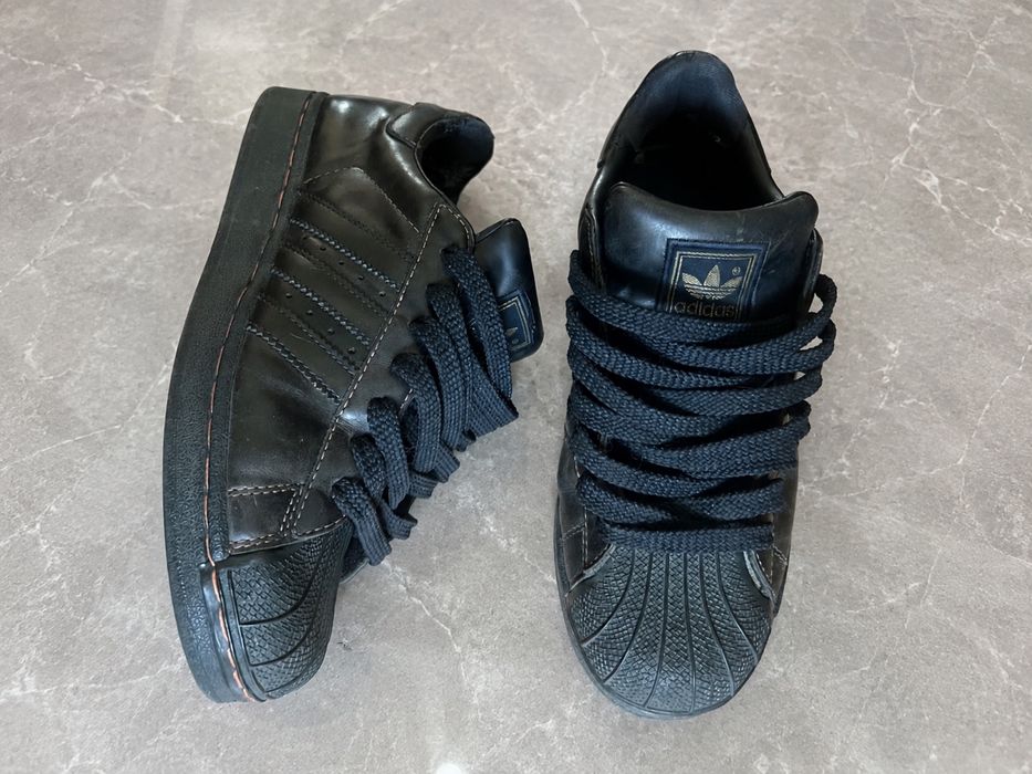 adidas Superstar FTR Vintage 2001 Black / Gold — Rare Y2K, 39⅓