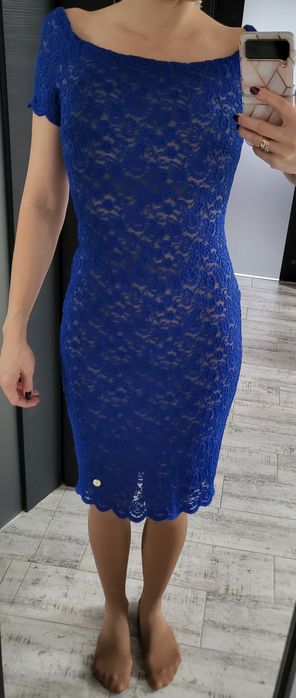 Sukienka hiszpanka koronkowa