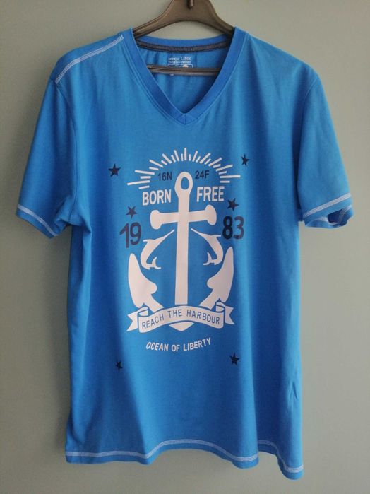 Bawełniana  męska piżama basic Line Nightwear rozm XL.