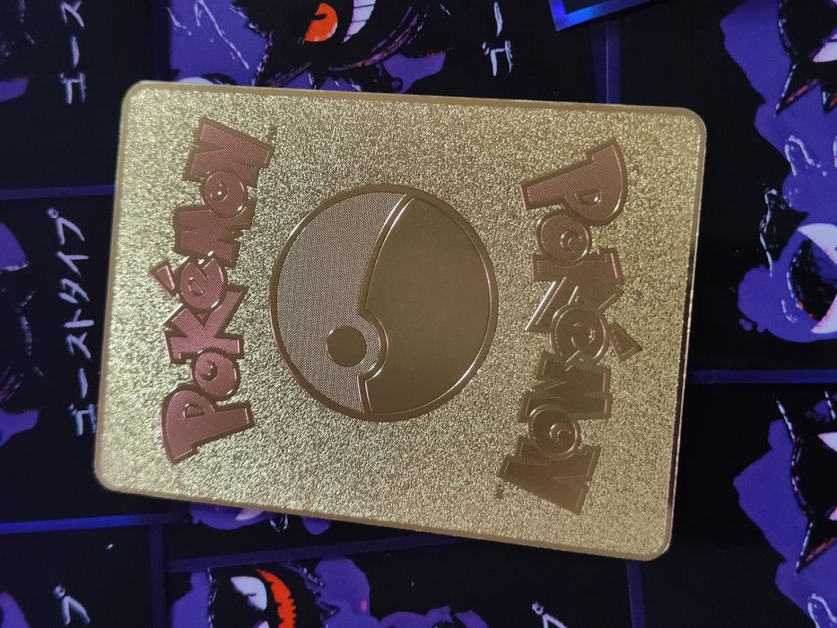 Karta Pokemon Metalowa Złota Charizard
