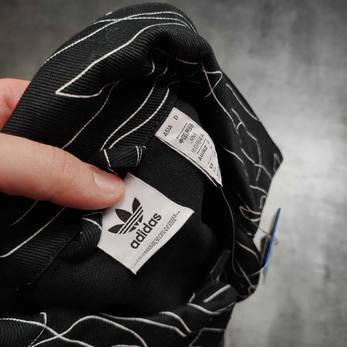 MĘSKA NOWA Kurtka Premium Adidas Wzorki Rozpinana 3 Paski Originals