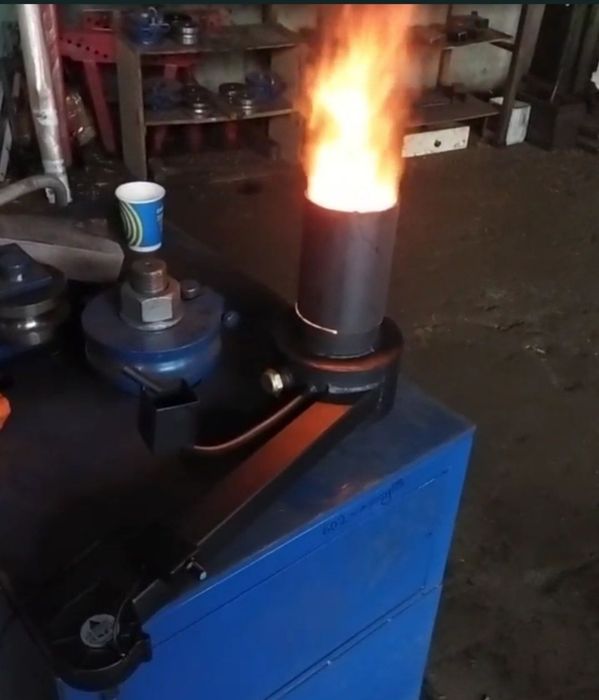 Пальник на переробці