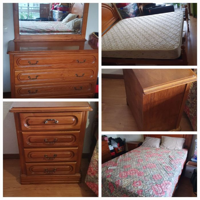 Quarto de casal completo em muito bom estado