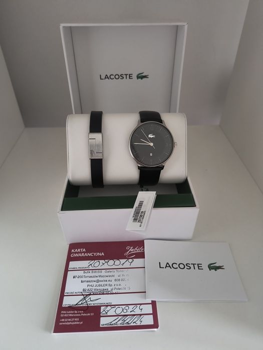 Nowy zegarek Lacoste z bransoletka męski